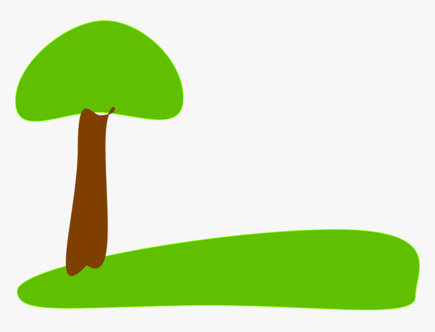 Tree, Landscape, Grass, Ground, Child, Green, Nature - Tree On Ground Png, Transparent Png, Free Download