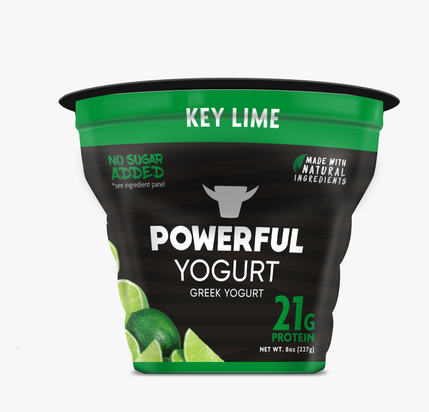 Key Lime Greek Yogurt - Powerful Yogurt Key Lime, HD Png Download, Free Download