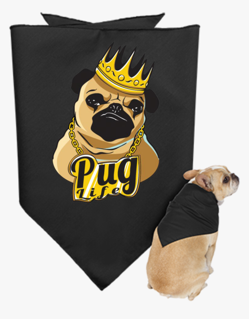 Pug Life Shirt , Png Download - Pug Thug Life Png, Transparent Png, Free Download