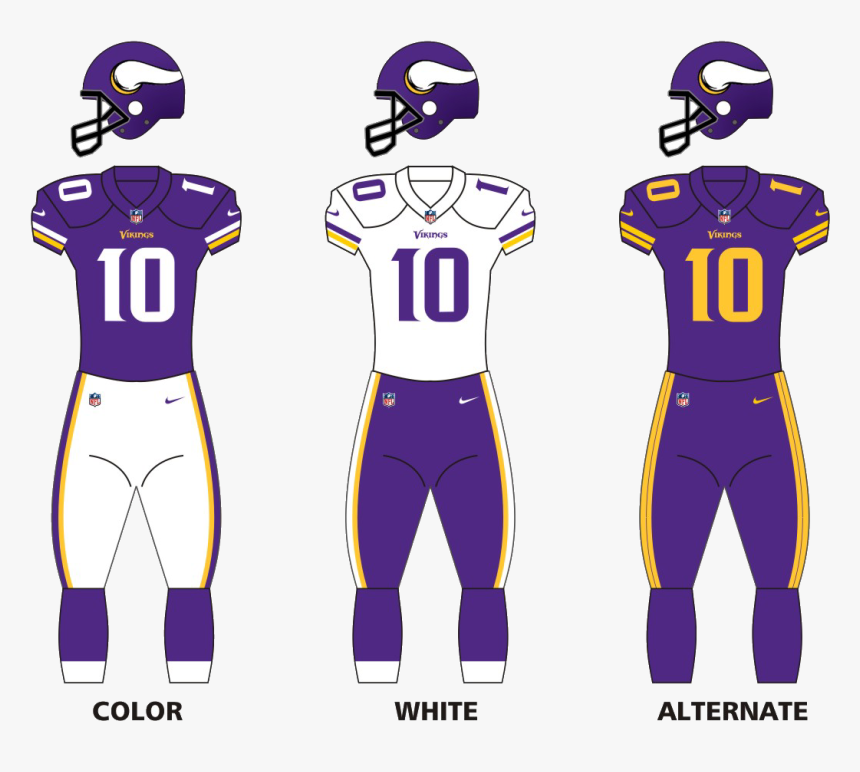 Vikings16 Three - Minnesota Vikings Home Jersey, HD Png Download, Free Download