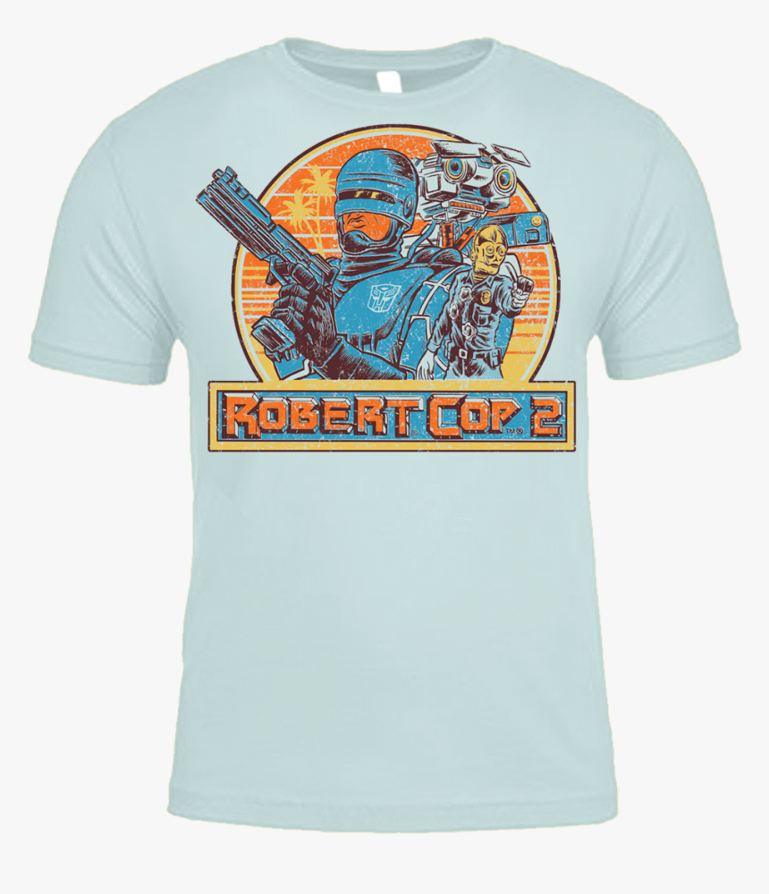 Image Of Robert Cop 2 T-shirt - Robert Cop, HD Png Download, Free Download
