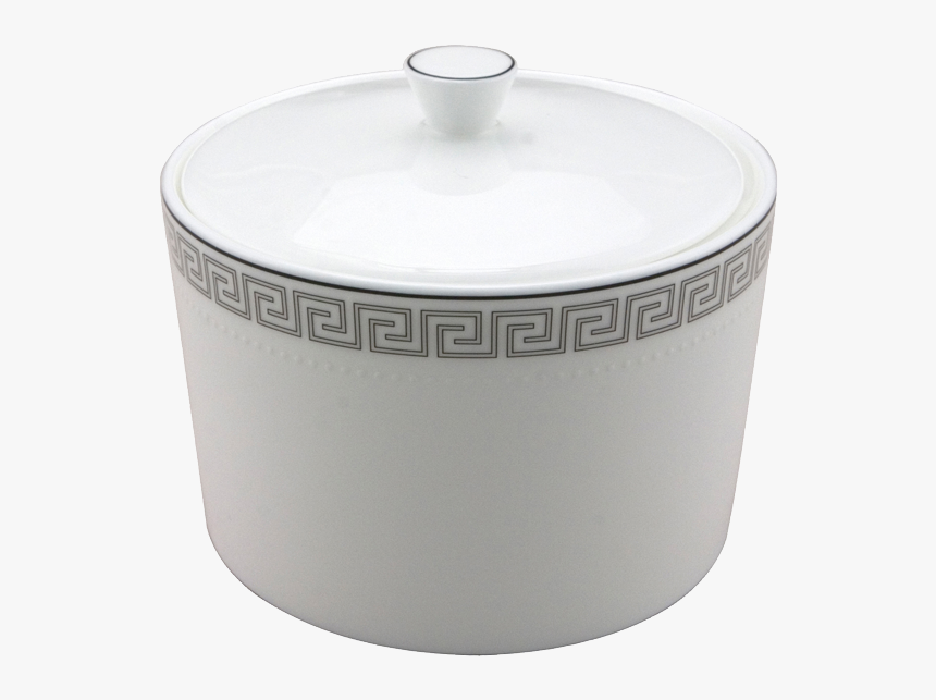 Greek Key Sugar & Lid - Sugar Bowl, HD Png Download, Free Download