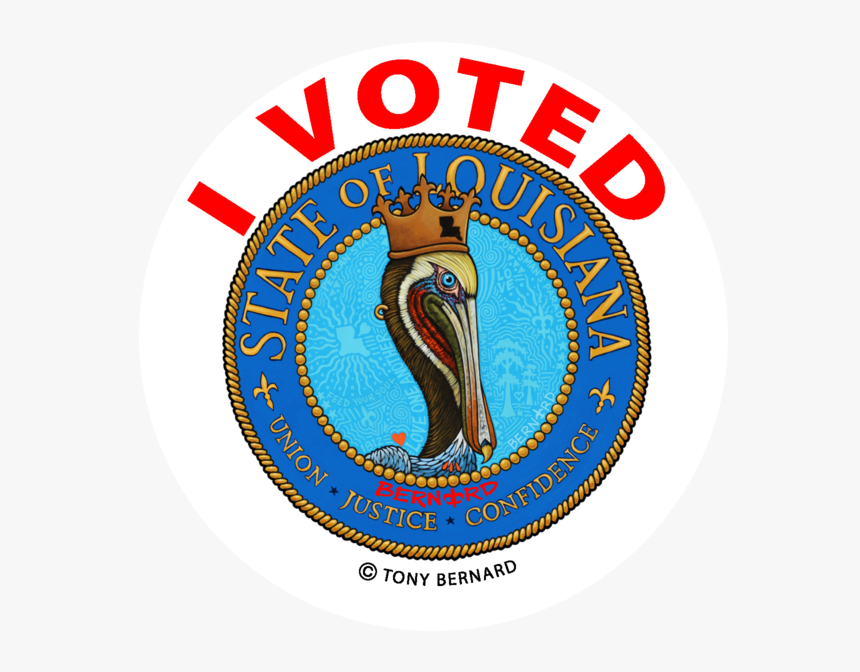 Louisiana I Voted Sticker, HD Png Download, Free Download