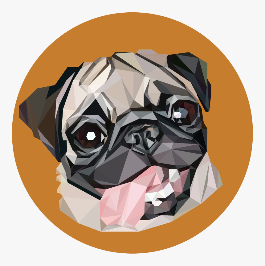 Pug Vector - Pug Png, Transparent Png, Free Download