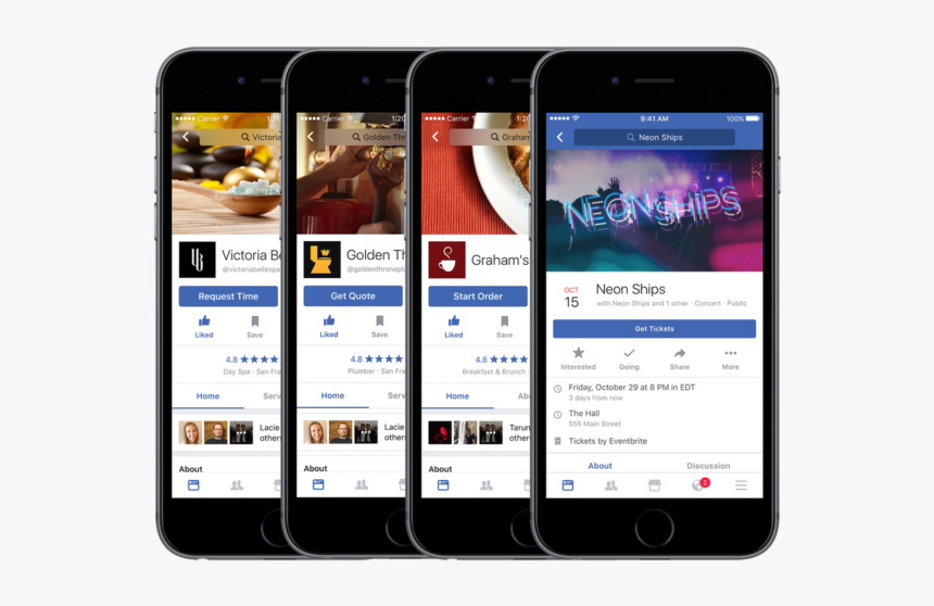 Facebook Business Page Mobile, HD Png Download, Free Download