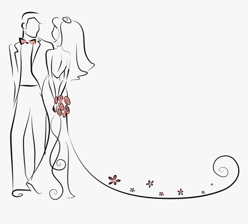 Transparent Wedding Couple Clipart Bride And Groom Without
