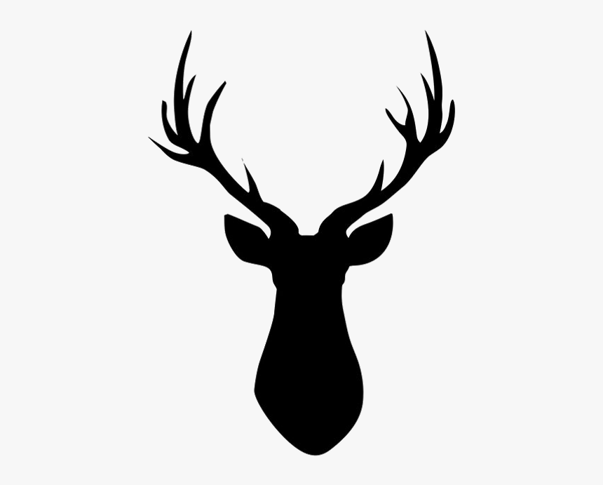 mule deer head silhouette