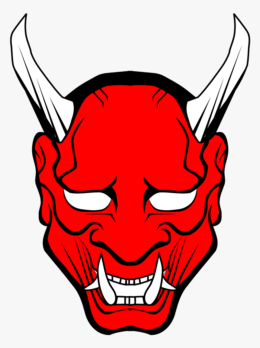Diablo, Demonio, Infierno, Lucifer, Satanás, El Mal - Oni Mask Png, Transparent Png, Free Download