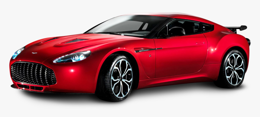Aston Martin V12 Zagato Red Sports Car Png Image - Sports Car Png, Transparent Png, Free Download