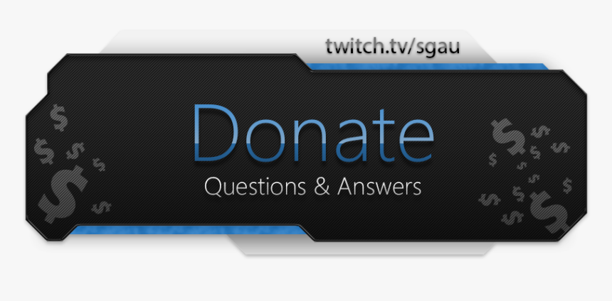 Donate - Png Donation Twitch Panel, Transparent Png, Free Download