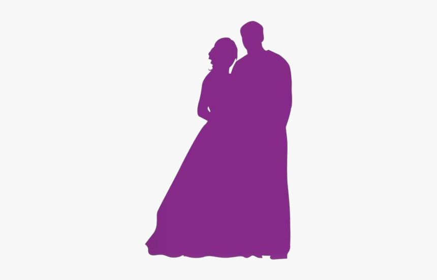 Bride Groom Png - Silhouette, Transparent Png, Free Download