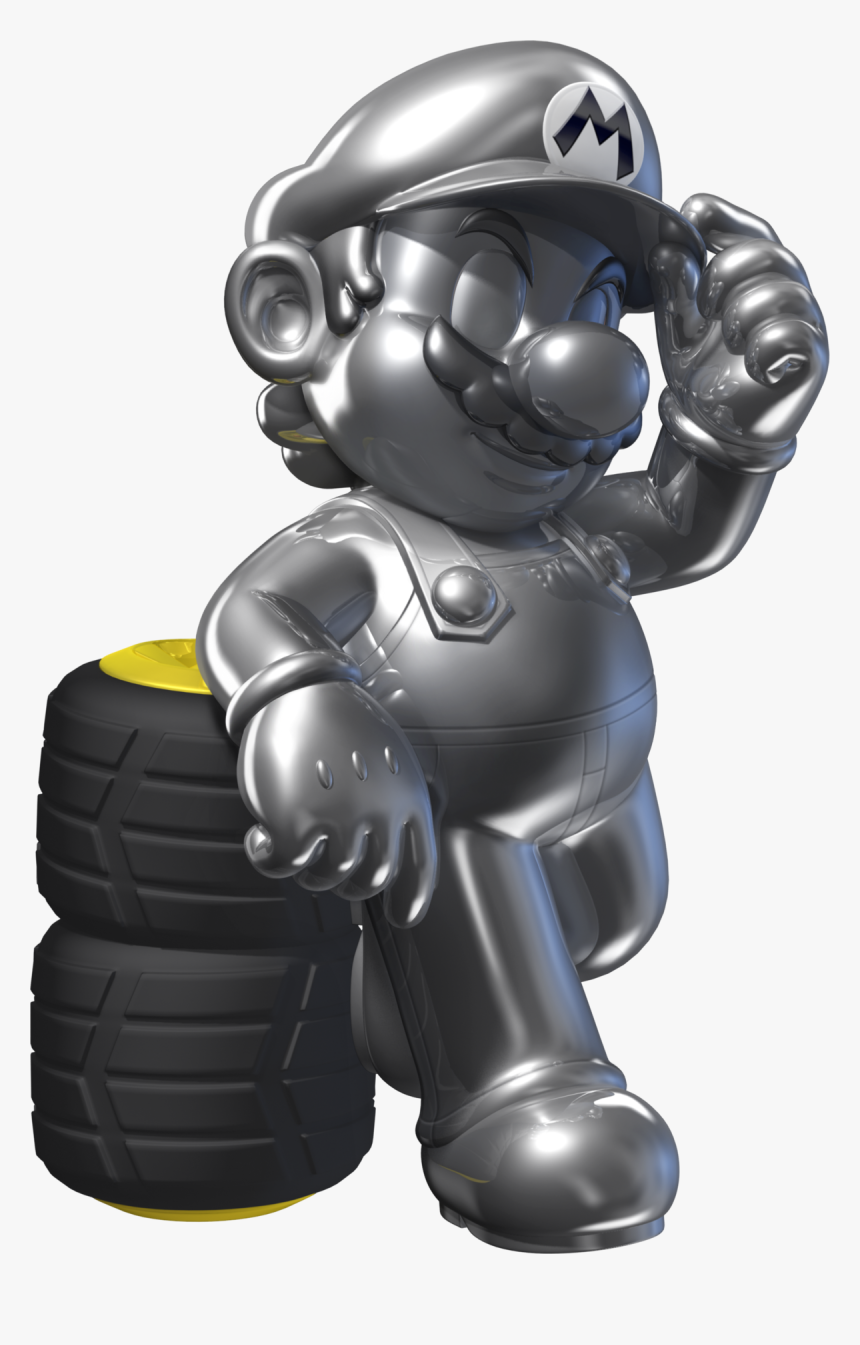 Transparent Metallic Texture Png - Mario Kart Metal Mario, Png Download, Free Download