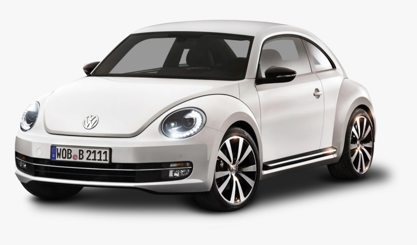 White Volkswagen Beetle Car Png Image - Vw New Beetle 2013, Transparent Png, Free Download