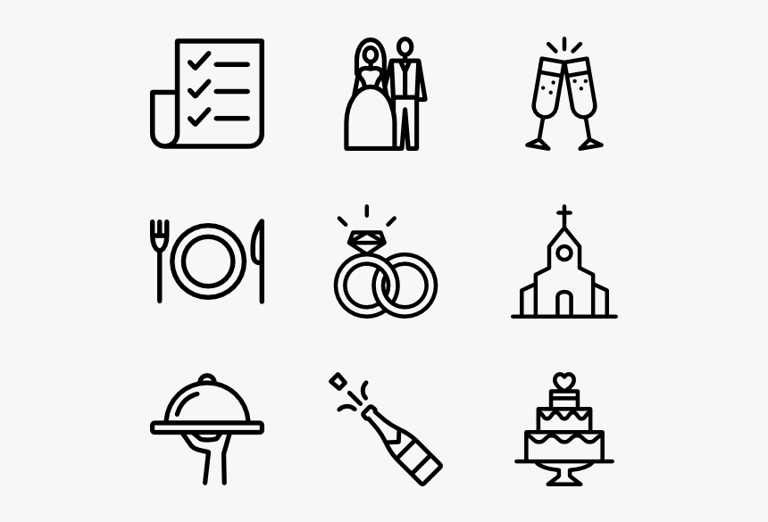 Our Wedding - Wedding Icons, HD Png Download, Free Download