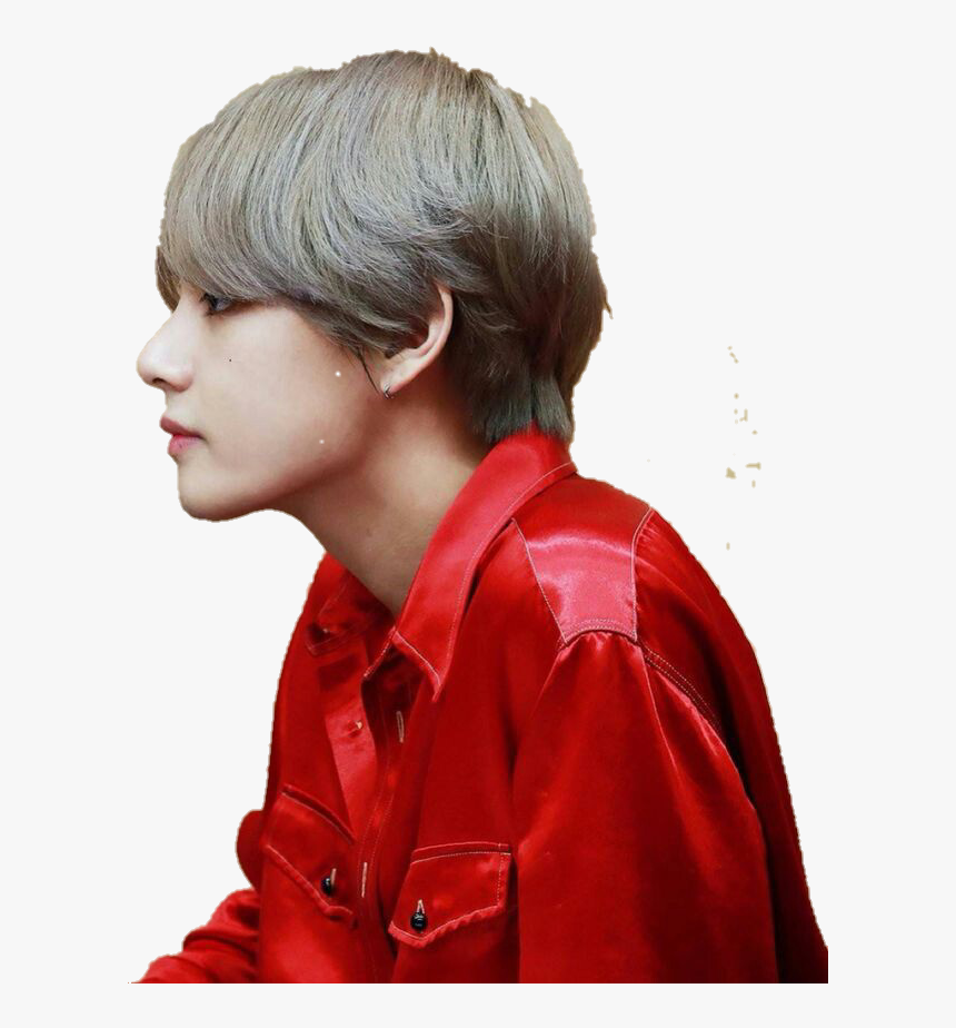 #taehyung #bts #army #png #tumblr #sticker #btsarmy - V Bts Grey Hair, Transparent Png, Free Download