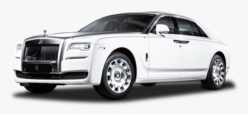 White Rolls Royce Car Png Clipart - White Rolls Royce Png, Transparent Png, Free Download