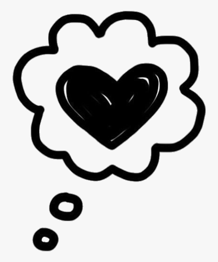 #black #overlay #png #tumblr #editing #needs #heart - Png Black And White Heart, Transparent Png, Free Download