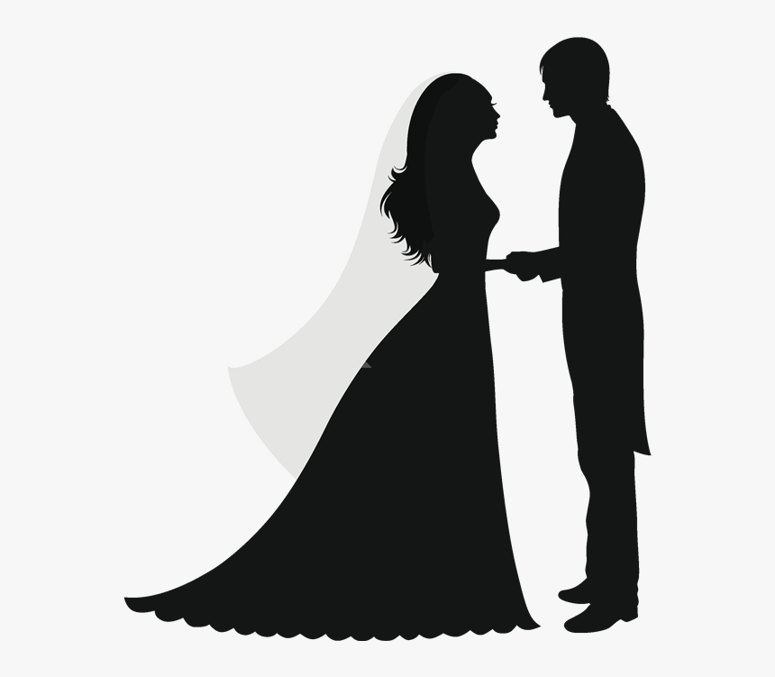 Download Groom Clipart Vintage Bride Groom Wedding Silhouette No Background Hd Png Download Kindpng