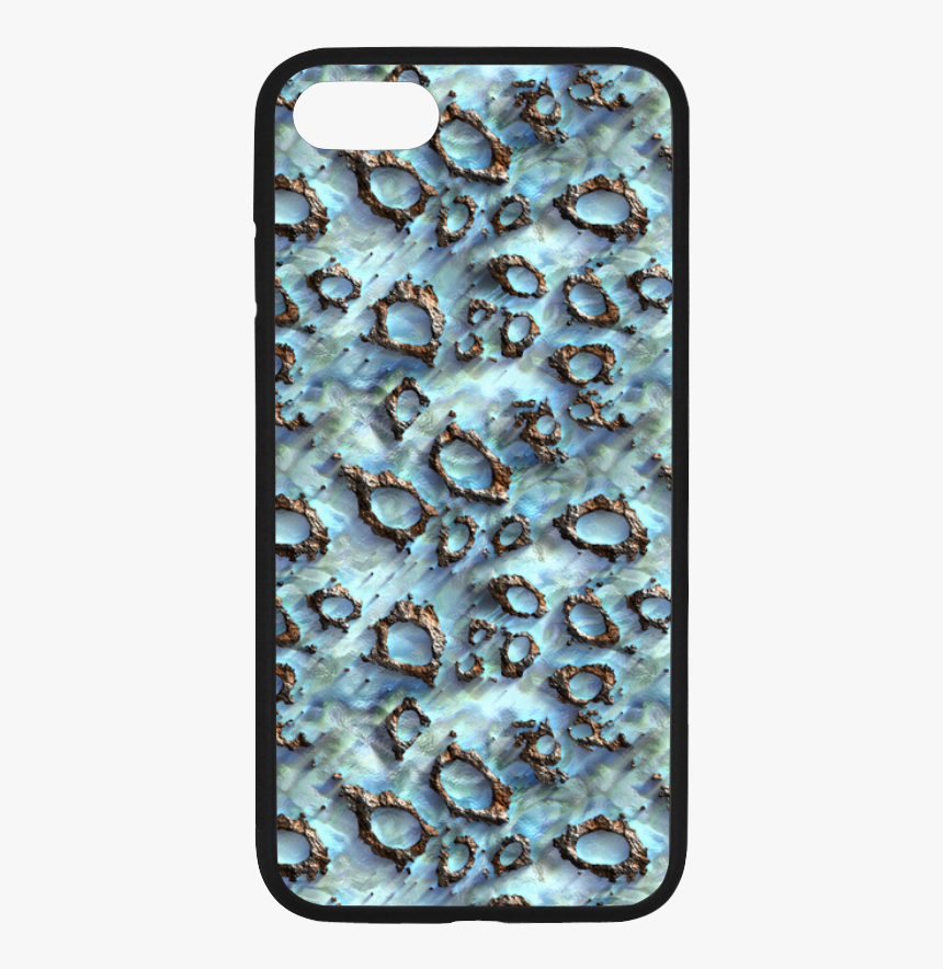 Metallic Craters Abstract Texture Rubber Case For Iphone - Mobile Phone Case, HD Png Download, Free Download