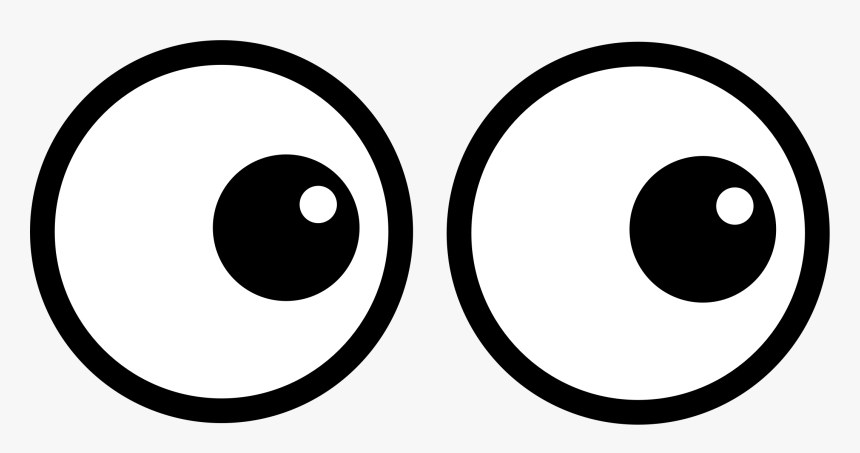 Emoticon,eye,area - Big Cartoon Eyes Png, Transparent Png, Free Download