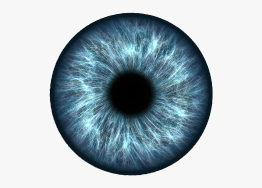 Black, Blue, And Crater Image - Eye Iris Texture, HD Png Download, Free Download