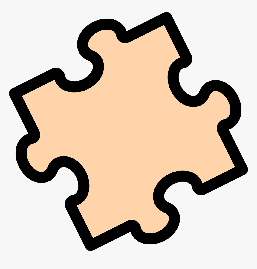 2 Puzzle Pieces Clipart, HD Png Download, Free Download
