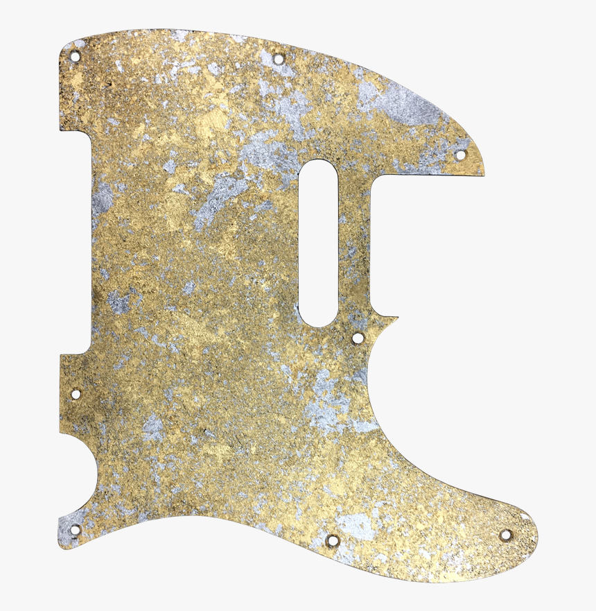 Metallic Impressionist Mars Pickguard Gold/silver Leaf - Tool, HD Png Download, Free Download