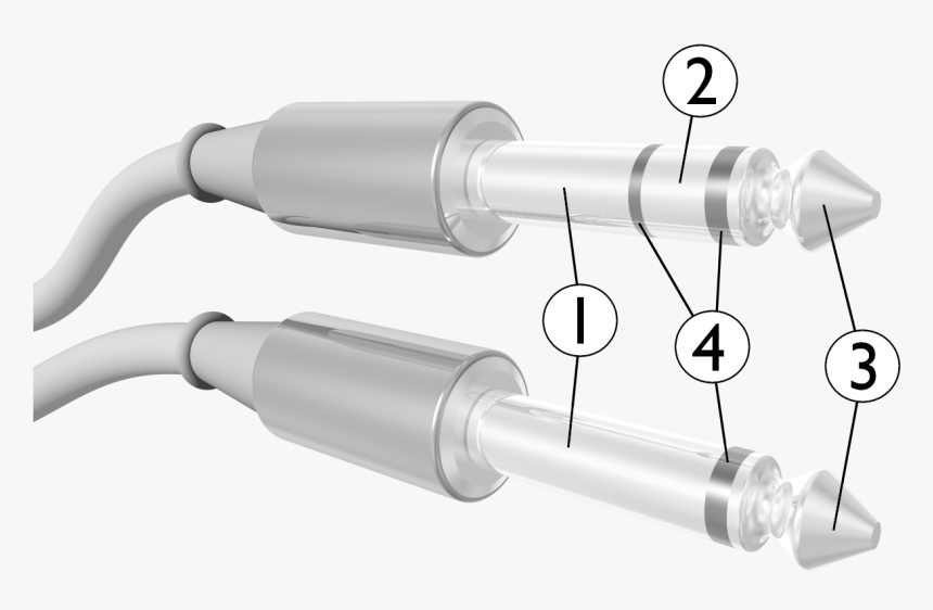 Jack Plug - Balanced Jack Vs Unbalanced, HD Png Download, Free Download