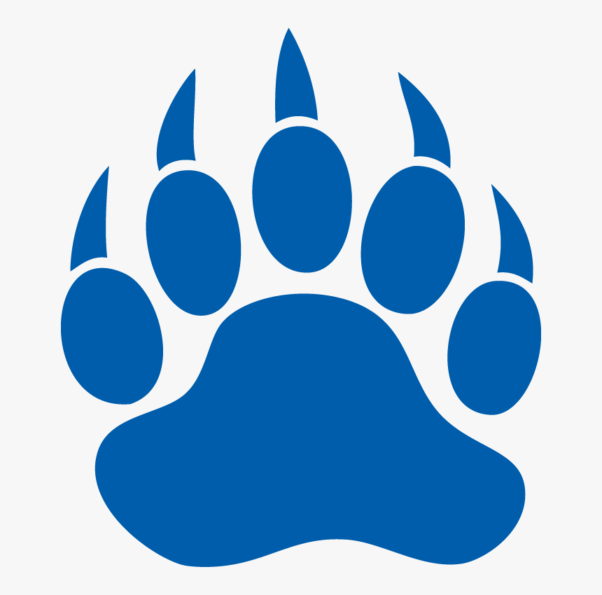 Bear Dog Paw Decal Printing - Grizzly Bear Paw Print, HD Png Download, Free Download