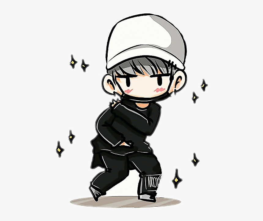 Bts Suga Chibi Drawing, HD Png Download, Free Download