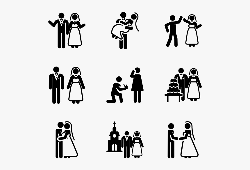 Wedding Pictograms - Icono Wedding, HD Png Download, Free Download