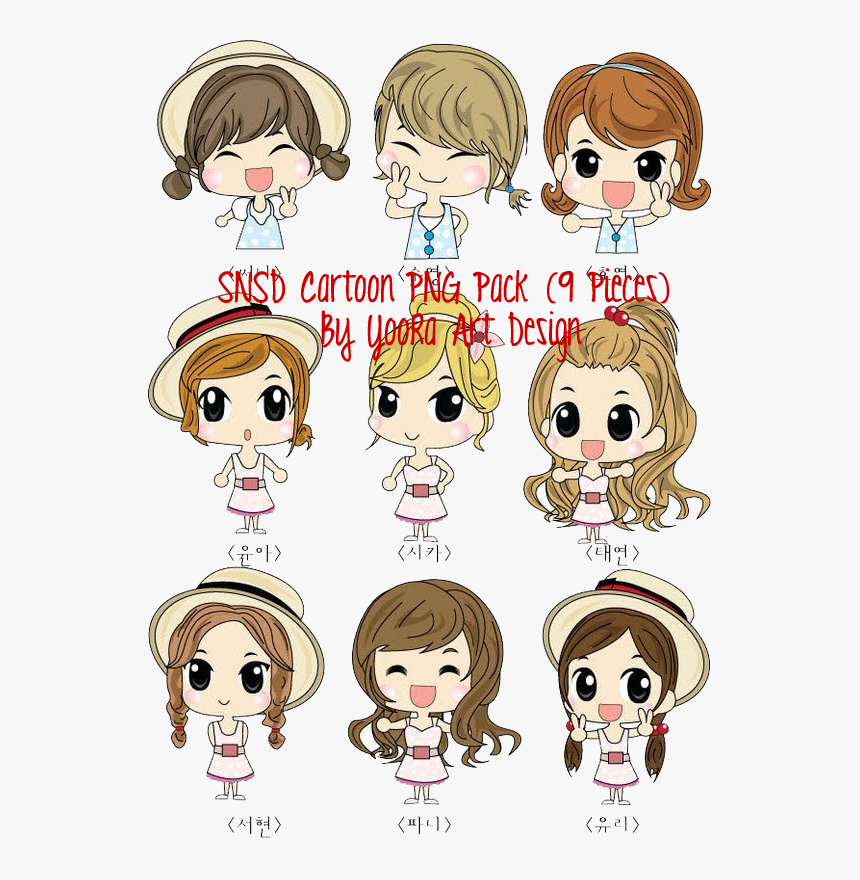 La - Cartoon Snsd, HD Png Download, Free Download