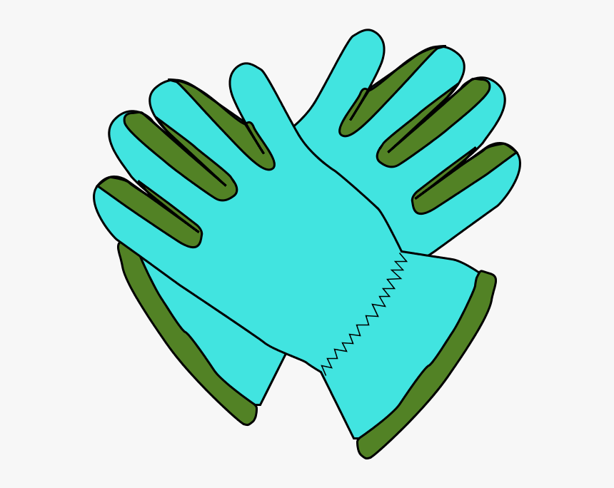 Gloves Clipart - Garden Gloves Clipart, HD Png Download, Free Download