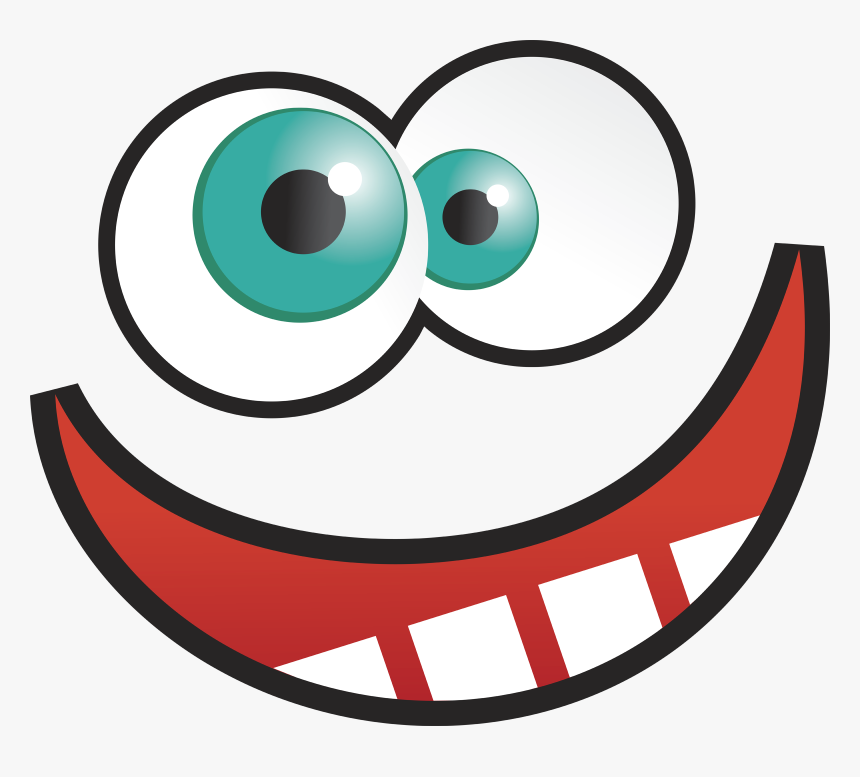 Goofy Cartoon Face - Funny Cartoon Eyes Png, Transparent Png, Free Download