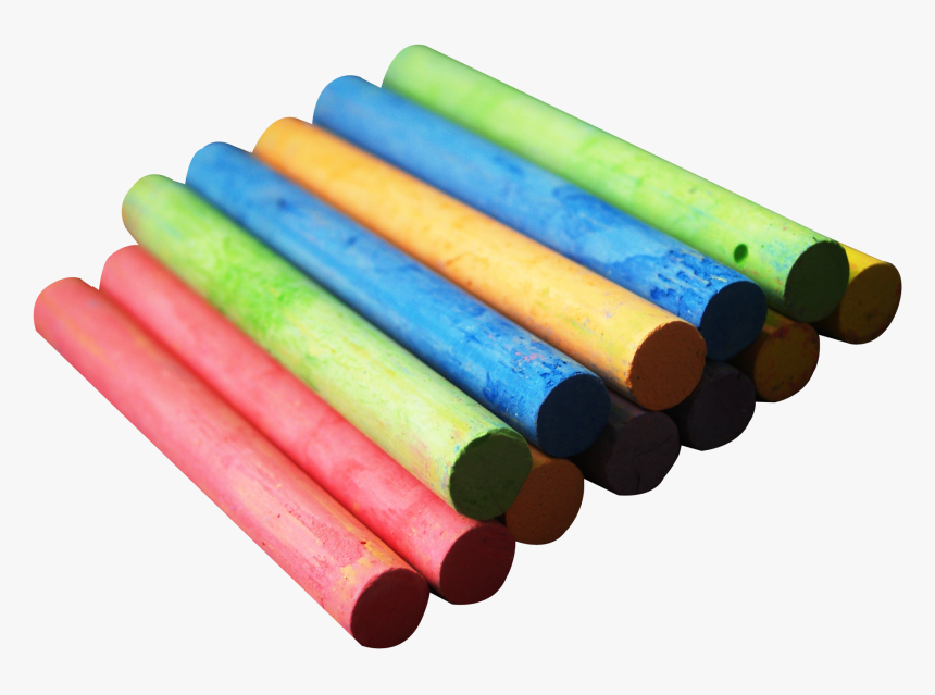 Color Chalk Pieces Png Image - Chalk Piece Png, Transparent Png, Free Download