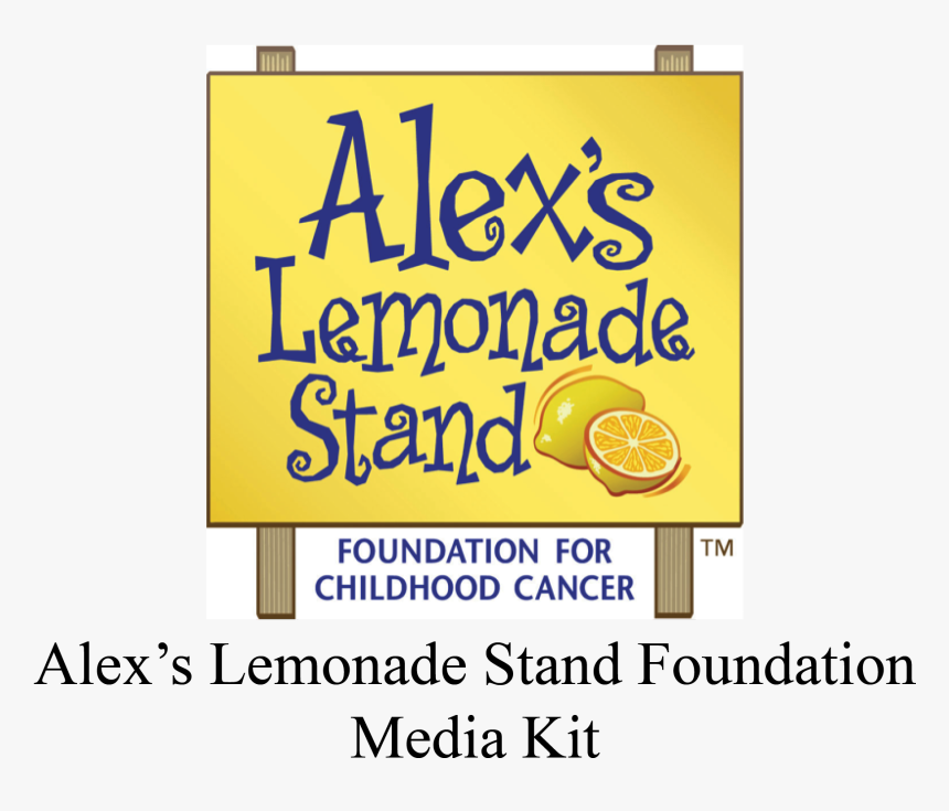 Transparent Lemonade Stand Clipart - Alex's Lemonade Stand, HD Png Download, Free Download