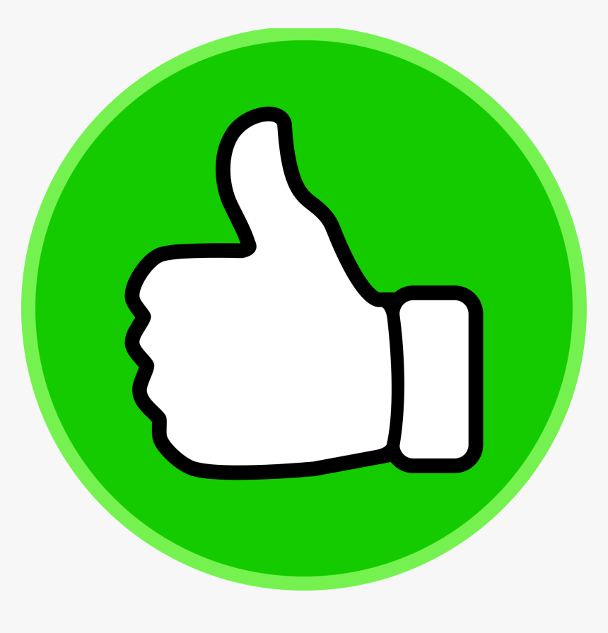 Symbol Thumbs Up Clip Art Vector Free Clipart Clipartix - Clipart Green Thumbs Up, HD Png Download, Free Download