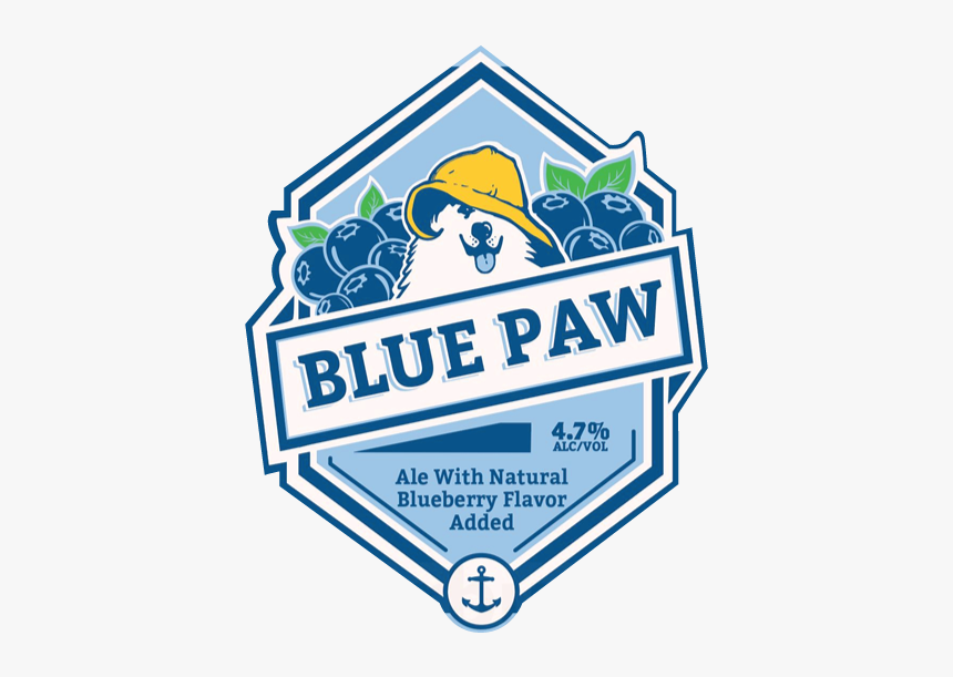 Blue Paw Logo Cutout - Sea Dog Beer, HD Png Download, Free Download