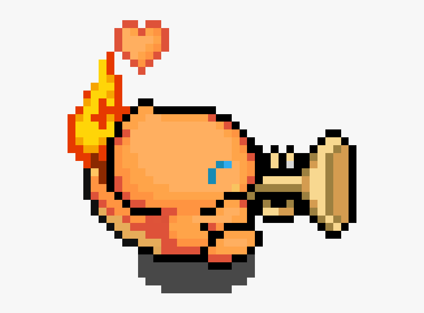 Charmander Chao - Fox Pixel Art, HD Png Download, Free Download