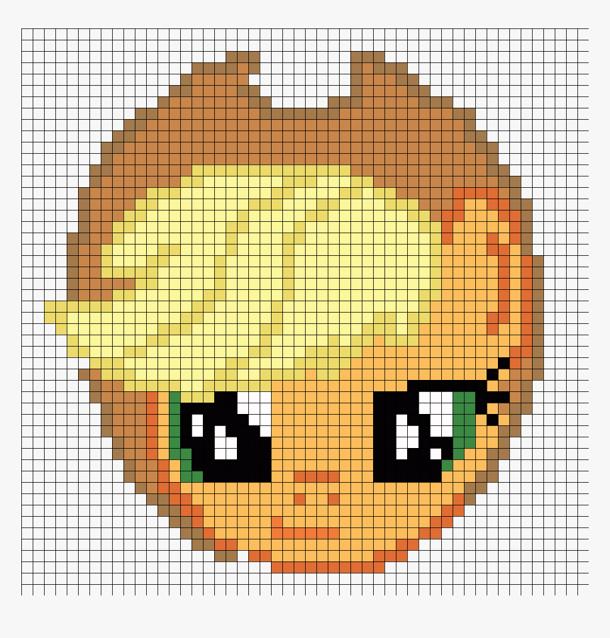 Applejack Perler Bead Pattern / Bead Sprite - Circle, HD Png Download, Free Download