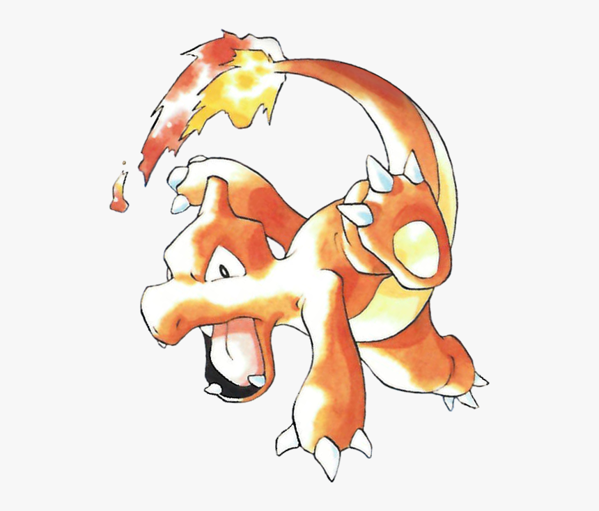 Pokemon Red Original Artwork Charmeleon, HD Png Download, Free Download