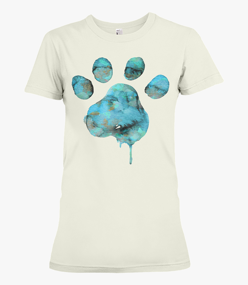 Blue Watercolor Paw - Freshwater Whipray, HD Png Download, Free Download