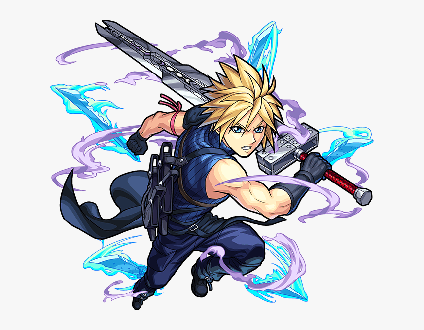 Monster Strike Cloud Strife, HD Png Download, Free Download