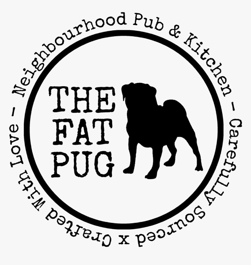 Fatpugroundlogoblack - Silhouette, HD Png Download, Free Download
