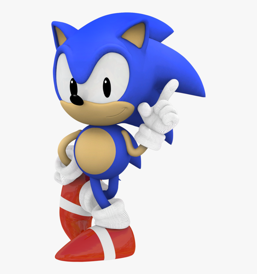 Classic Sonic No Background, HD Png Download, Free Download