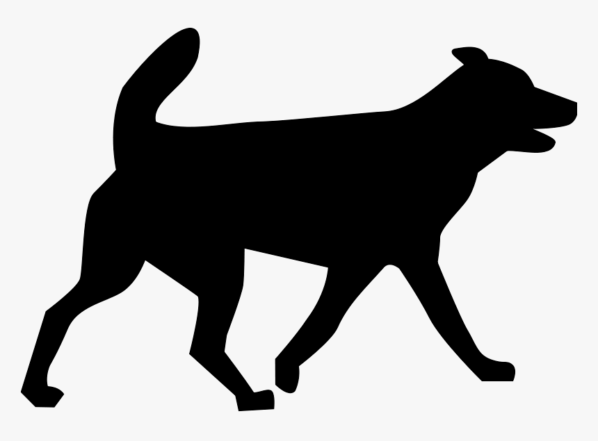 Dog Silhouette No Background, HD Png Download, Free Download