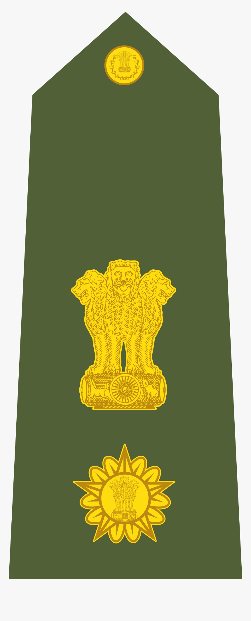 Indian Army Major Rank , Png Download - Major General Rank India, Transparent Png, Free Download