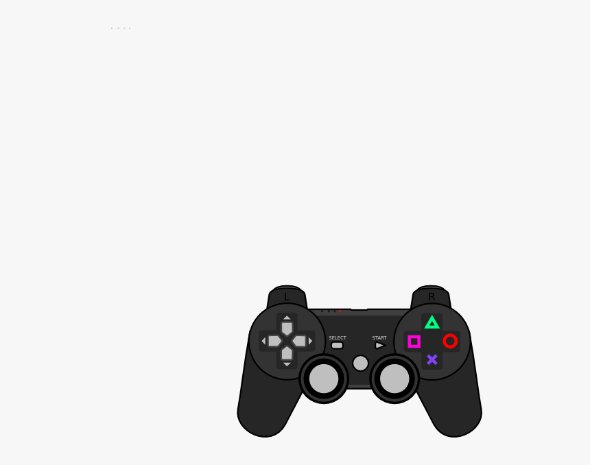 Controller Clip Art At - Small Video Game Controller, HD Png Download, Free Download