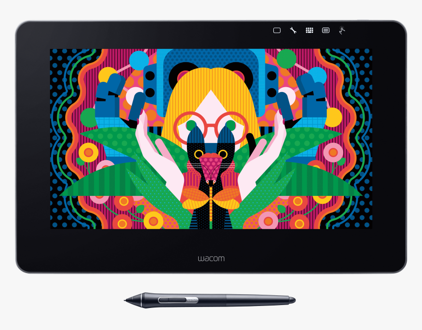 Png Free Stock Dth Pen Tablet Cintiq Pro At Reichelt - Wacom Cintiq 13hd Pro 2, Transparent Png, Free Download