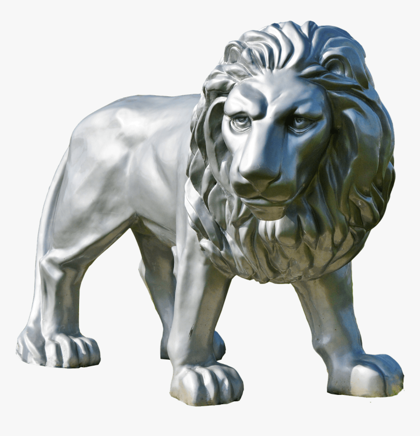 Silver Lion Statue - Aslan Heykeli Png Transparent, Png Download, Free Download
